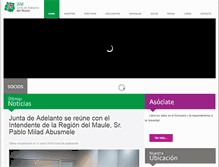 Tablet Screenshot of juntaadelantodelmaule.cl